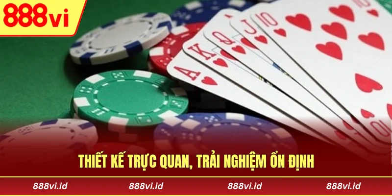 Thiết kế trực quan, trải nghiệm ổn định