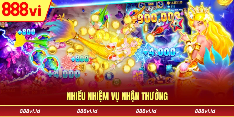 Nhiều nhiệm vụ nhận thưởng
